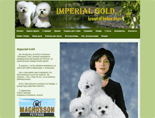 Tablet Screenshot of bichon-imperialgold.com